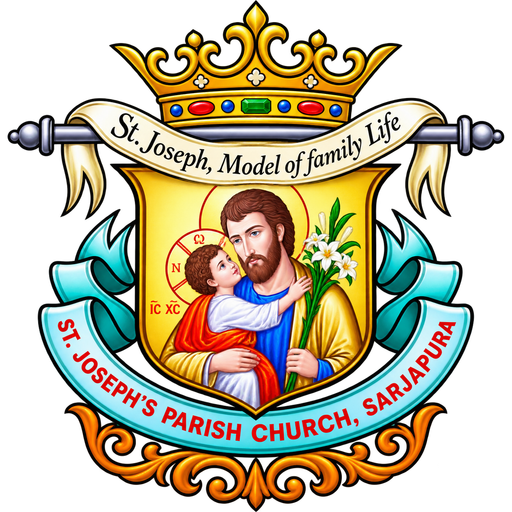 St. Joseph holding the infant Jesus